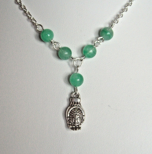 Buddha head hand - in, pendant