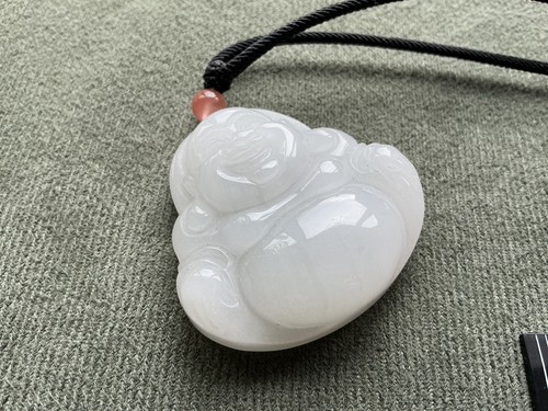 Laughing buddha white - -,