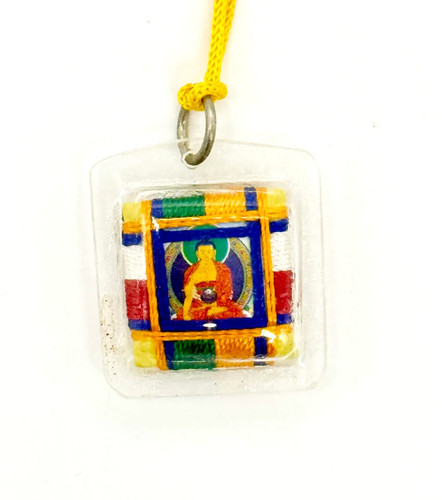 Buddha pendant necklace 3cm - necklace,