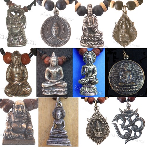 Buddha necklace pendant - buddha,