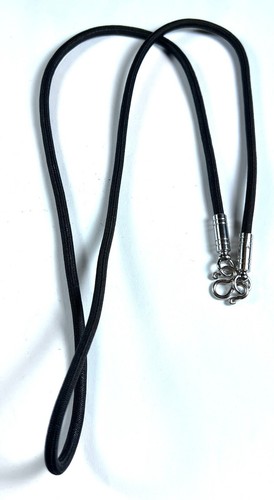 Thai black cord necklace - black, for