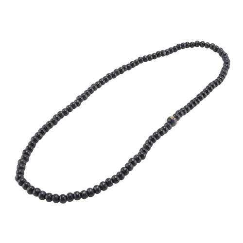 Buddhist sandalwood necklace