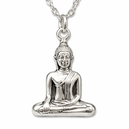 Buddha pendant necklace - pendant, chain