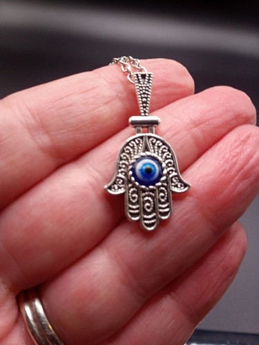 Hamsa hand necklace gift - hamsa,