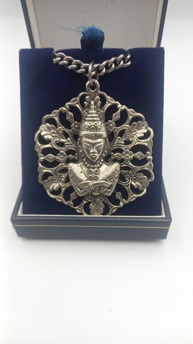 Vintage silver tone buddha - vintage,