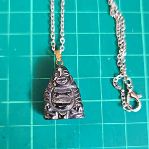 Buddha charm pendant necklace - buddha,