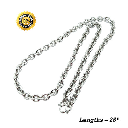 Stainless steel necklace - stainless,