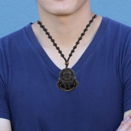Buddha design pendant necklace - buddha,