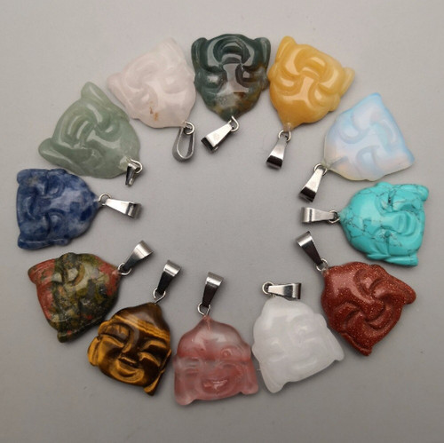 Laughing buddha quartz - buddha,
