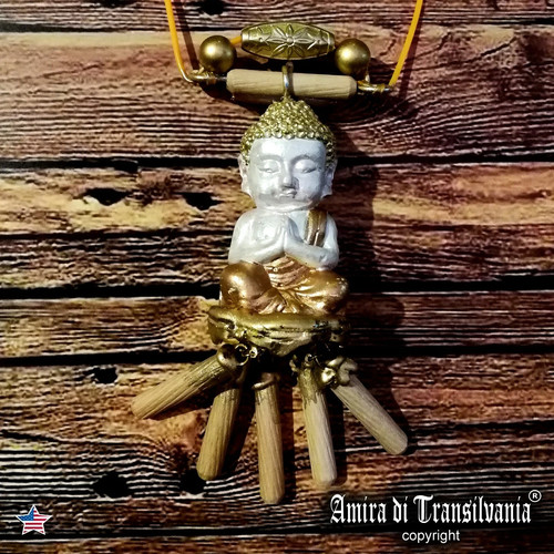 Buddhist necklace talisman - necklace,