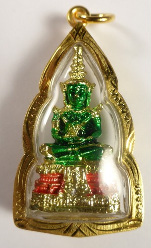 Emerald buddha amulet - buddha, from