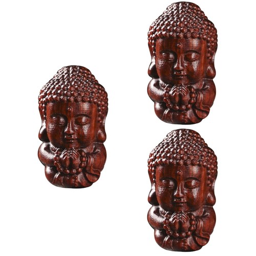 Set retro wooden buddha - retro,