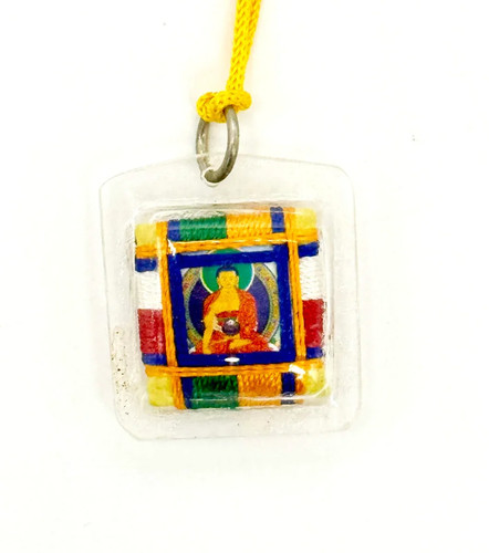 Buddha pendant necklace 3cm - pendant,