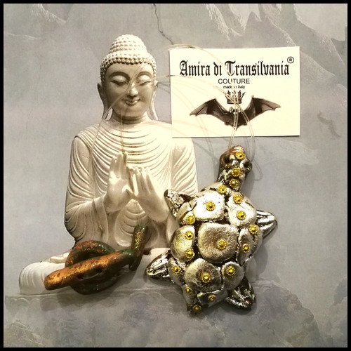 Turtle necklace buddhist - turtle,