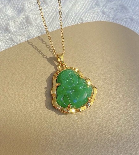 Natural green jade gemstone - natural,