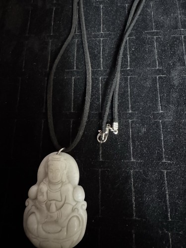 White jade buddha - buddha, on