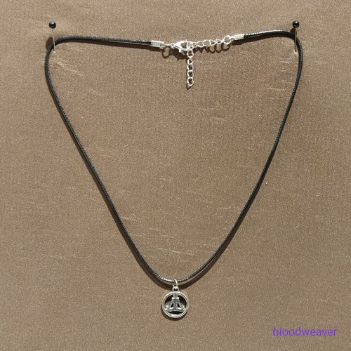 Buddha meditation black waxed